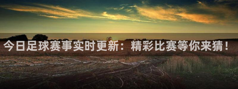 今日足球赛事实时更新：精彩比赛等你来猜！